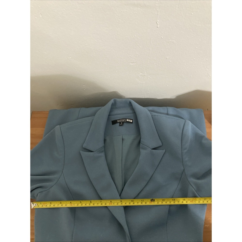 Badgley Mischka‎ Blue Blazer Dress. Size 8 - Picture 7 of 8